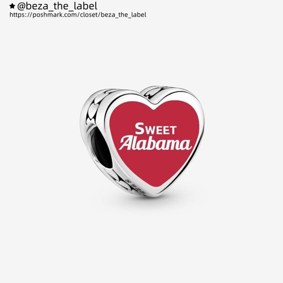 Pandora Alabama Heart Charm|Pendant - Picture 2 of 2